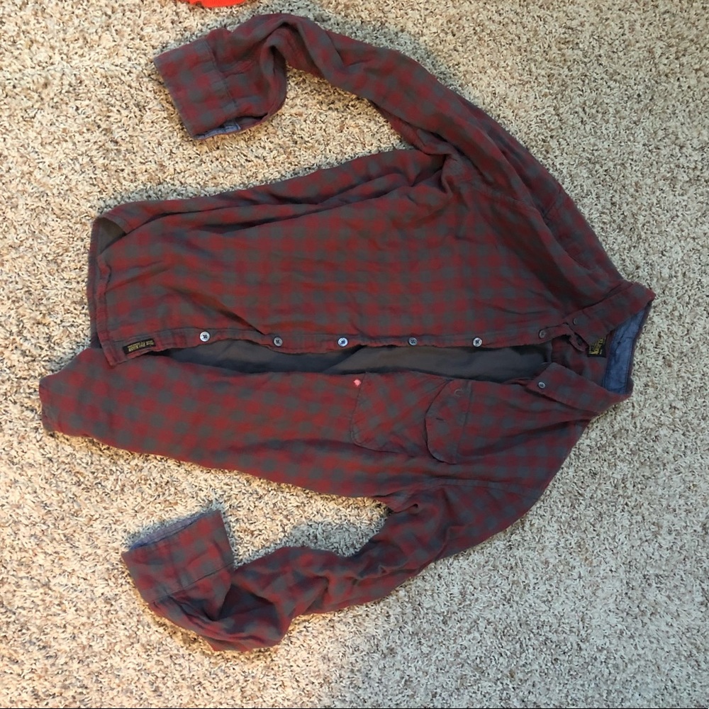 True Religion Men’s Button Down Flannel